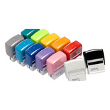 Kit 05 Carimbos Personalizados E 01 Tinta De 30ml Grátis