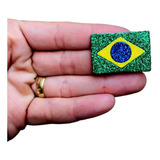 Kit 05 Enfeite Mini Bandeira Brasil