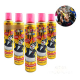Kit 05 Espuma De Carnaval Da Alegria Para Festas 400 Ml