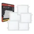 Kit 05 Painel Led Embutir Quadrado 24w 3000k Bivolt 30x30cm Cor Amarela 110v 220v