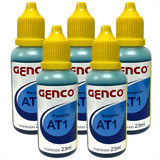 Kit 05 Reagente At1 23ml Reposição P Estojo De Teste Genco