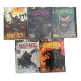 Kit 05 Revistas Hq Heavy Metal Editora Mythos novas 