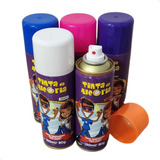 Kit 05 Spray Tinta Alegria Cabelo Temporária Carnaval 150ml