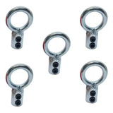 Kit 05 Terminal P Reparo Cabo De Aço Academia Musculação