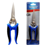 Kit 06 Alicate Tesoura Prof Eletricista Cabista 20cm Berg