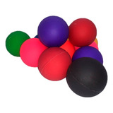 Kit 06 Bolas Exercício Fisioterapia Bolinha De Mão Macia Pet