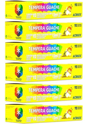 Kit 06 Caixas Tinta