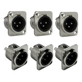 Kit 06 Conectores Xlr