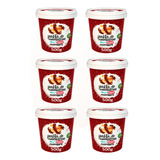 Kit 06 Manicrem Pasta De Amendoim Chocolate 500g