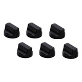 Kit 06 Manipulo Botão Preto Fogão Brastemp Consul W10911543