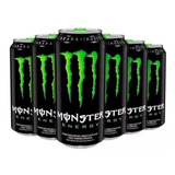 Kit 06 Monster Energy Drink Fardo Energético 473ml Sabores