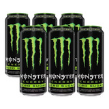 Kit 06 Monster Zero Sugar Energy Drink Fardo 473ml