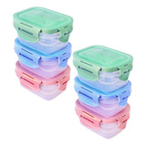Kit 06 Potes P Papinha Bebê Introdução Alimentar Bpa Free