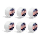 Kit 06 Rolos Papel Perlon Para Depilação 50m Gramatura 80