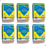 Kit 06 Sacos Rejuntes Piscina 5kg Quartzolit Azul Cobalto