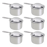 Kit 06 Und Queimador Inox Fundo Para Rechaud Ravinox 000030