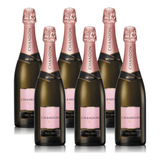 Kit 06 Unidades Espumante Chandon Brut Rosé 750mlchandon Brut 750 Ml Pacote X 6 U
