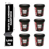 Kit 06x Maniforce Pasta Amendoim Cremosa 100 Amendoim 1kg