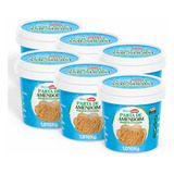 Kit 06x Pasta Amendoim Manicrem Crocante 100 Amendoim 1 Kg