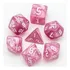 Kit 07 Dados Rpg De Mesa Perolado D4 D6 D8 D10 D10% D12 D20