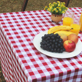 Kit 07 Toalha De Mesa Oxford Xadrez Quadrada 1 45m X 1 45m