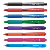 Kit 08 Caneta Esferográfica 1 0mm Wow Retrátil Média Pentel