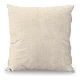 Kit 08 Capas Para Almofada Tecido Linho Cru Off White 45x45