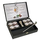 Kit 08 Especiarias Box Gin Tônica Dosador Duplo Inox