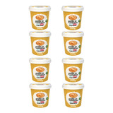 Kit 08 Manicrem Pasta De Amendoim Tradicional 500g