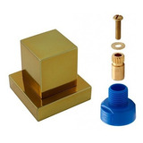 Kit 1 Acabamento Quadrado Dourado 1 Converso Docol P Deca