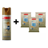 Kit 1 Anti Traça Spray 300ml Jimo 3 Cartela Antitraça Jimo
