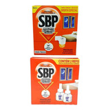 Kit 1 Aparelho Elétrico Sbp Repelente 3 Refil Liquido 35ml