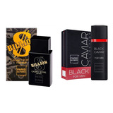 Kit 1 Black Caviar Masculino 100ml 1 Cassino Royal 100ml
