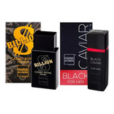 Kit 1 Black Caviar Masculino 100ml + 1 Cassino Royal 100ml 