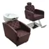 Kit 1 Cadeira Reclinável Bq  1 Lavatório Glamour Porcelana