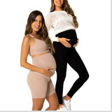 Kit 1 Calça Legging Gestante 1 Bermuda Para Gestante Trifil