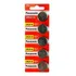 Kit 1 Cartela Bateria Panasonic Cr2016 3v 5 Unidades