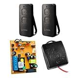 Kit 1 Central De Comando Fit Ramp Portão Deslizante Garen 2 Controles Remoto TX MAX Garen 1 TX CAR 433Mhz Garen Aciona Com Luz Alta Do Veículo