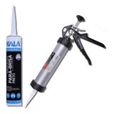 Kit 1 Cola Parabrisa Pu55 Kala Aplicador Silicone Pistola