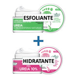Kit 1 Creme Esfoliante 1 Hidratante Uréia Flores Vegetais