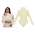 Kit 1 Cropped Gola Alta E Um Body Gola Alta Feminino