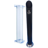 Kit 1 Dispenser Copo Descartável Água 1 Lixeira Preto Agua