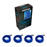 Kit 1 Fita Led Neon Painel 3m 4 Fitas Led 1m Tunning Azul