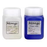 Kit 1 Limpa Prata E 1 Ouro Monzi Grande 125ml
