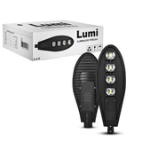 Kit 1 Luminária Para Poste Pública Led 200w Refletor Iluminação Lumi
