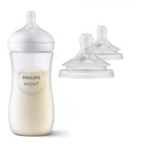 Kit 1 Mamadeira Pétala 330ml 2 Bico N 4 6m Avent