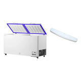 Kit 1 Puxador Horizontal   2 Gaxeta Freezer Electrolux H400