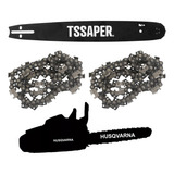 Kit 1 Sabre 20 2 Correntes Para Motosserra Husqvarna 353