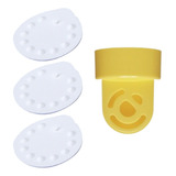 Kit 1 Válvula E 3 Membranas P Bomba Extrator Leite Medela