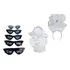 Kit 10 Óculos Gatinho 1 Tiara Véu Noiva Despedida Solteira